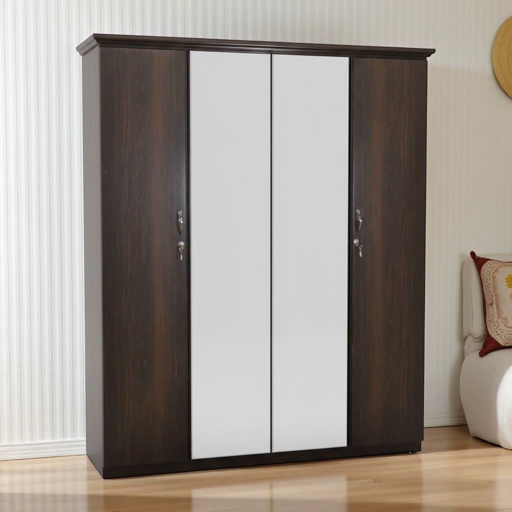Canadian Made Fully Assembled 4 Door Wardrobe 450