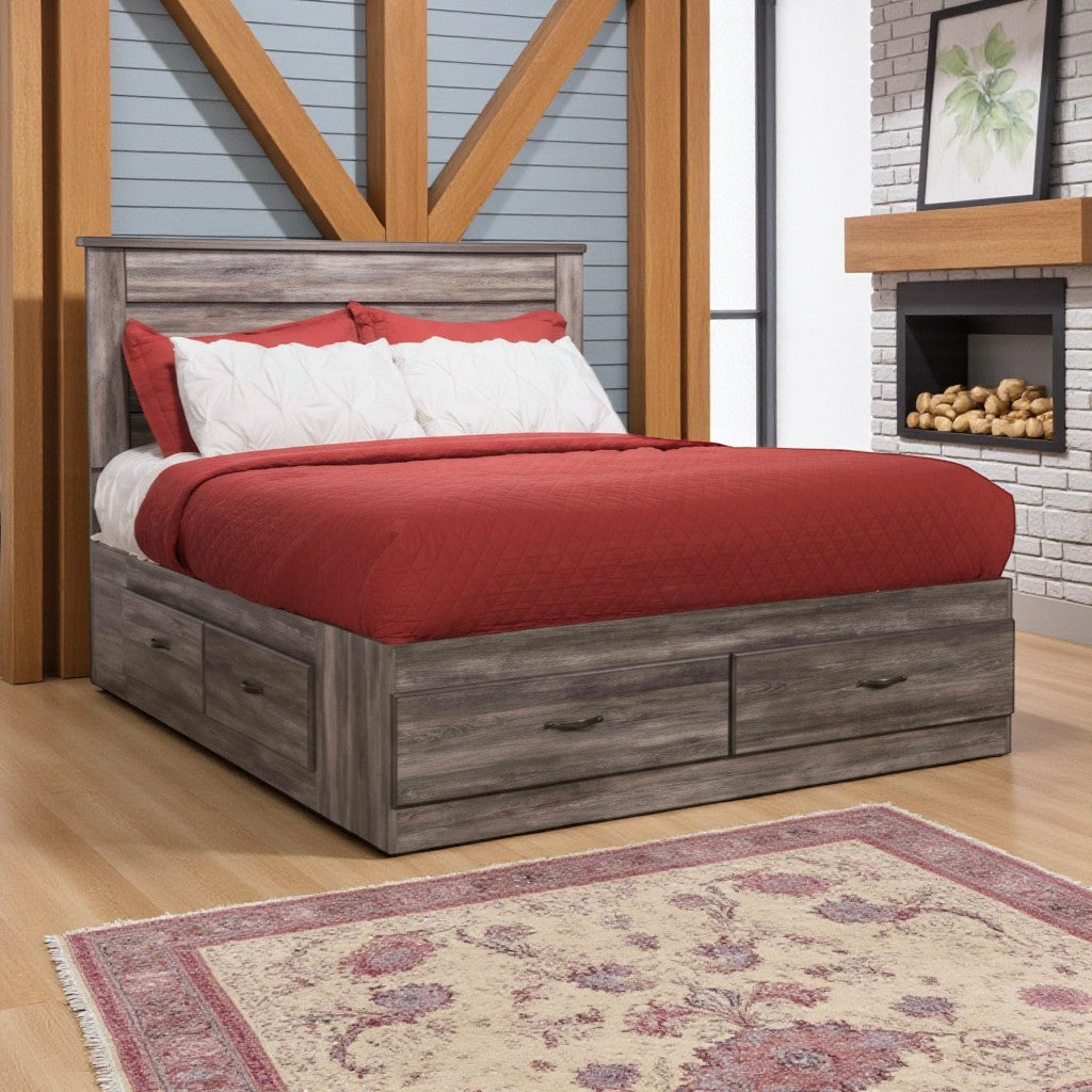 Canadian Made Bed Suede Grey 6720