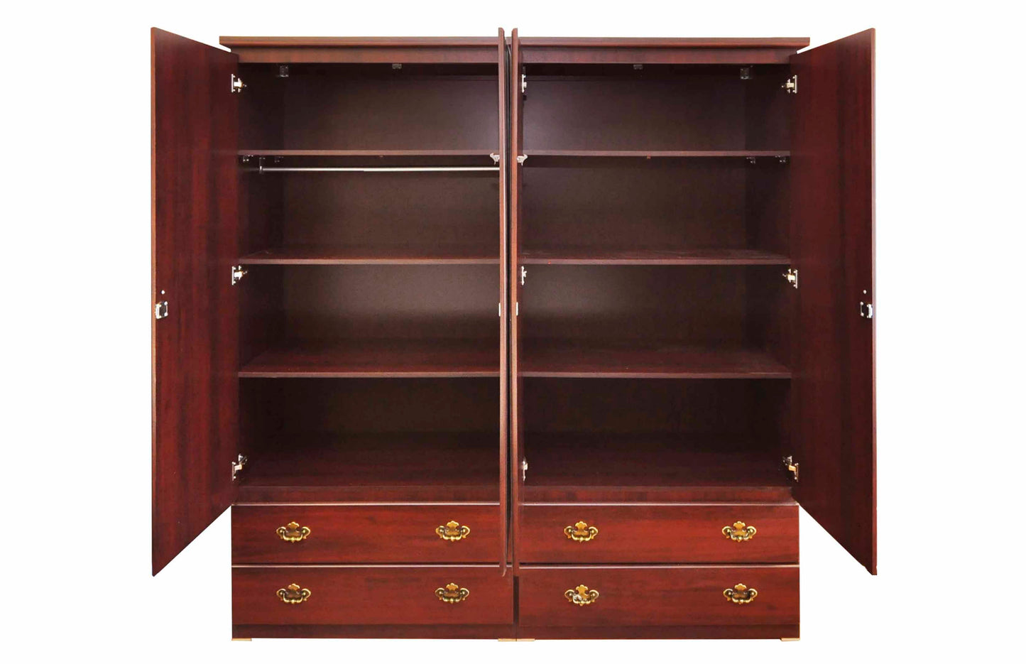 Candian Made Fully Assembled 4 Door Armoire with Drawer 650
