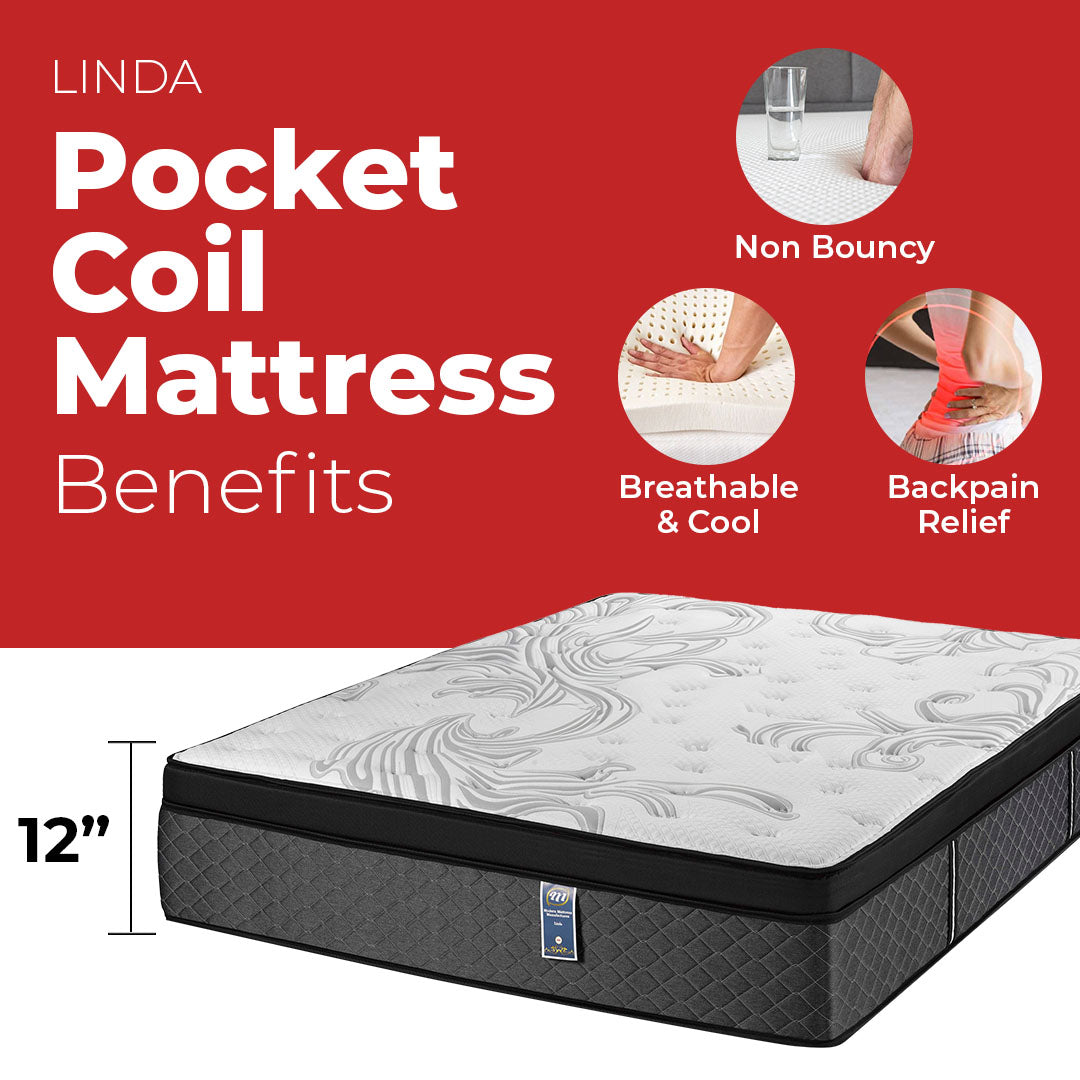Linda Pocket Coil Firm Mattress
