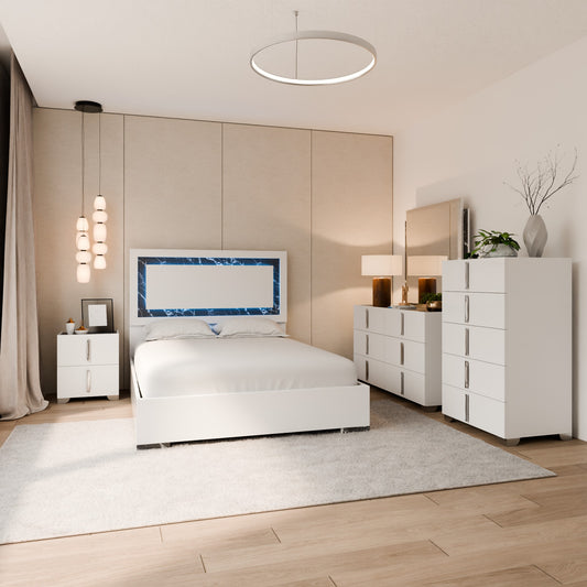 Sandy Canadian Made Italian Style Lacquer Bedroom Set