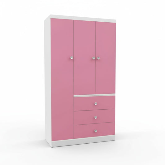 Canadian Made Armoire White & Pink 9000
