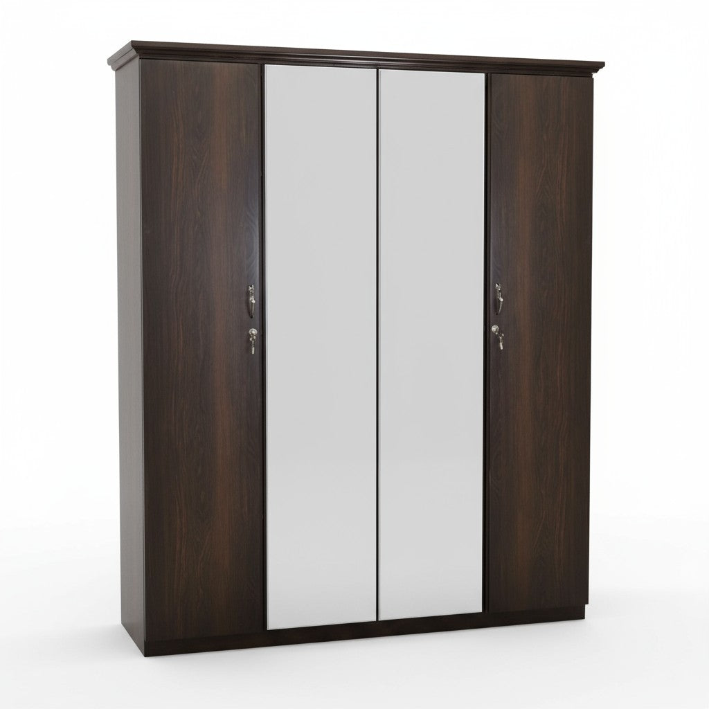 Canadian Made Fully Assembled 4 Door Wardrobe 450