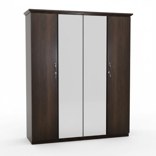 Canadian Made Fully Assembled 4 Door Wardrobe 450