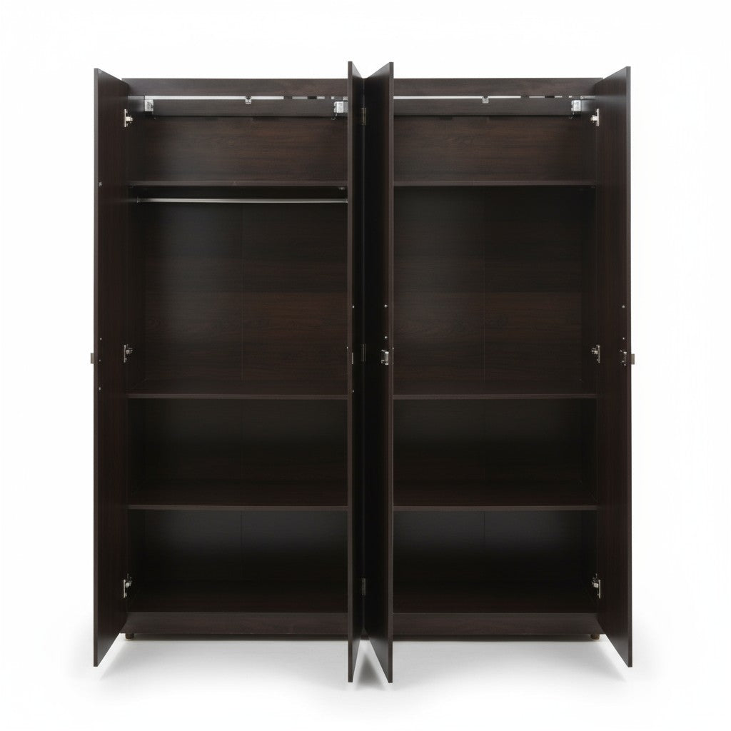 Canadian Made Fully Assembled 4 Door Wardrobe 450
